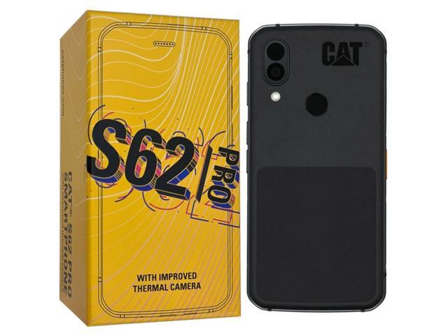 Caterpillar CAT S62 Pro Dual-SIM 128GB Rugged (GSM Only | No CDMA) Factory Unlocked 4G Smartphone (Black) - International Version