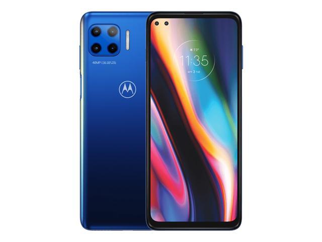 Motorola Moto Plus 5G Dual-SIM 64GB ROM + 4GB RAM | No CDMA) Factory Unlocked Android (Surfing Blue) - International Version - Newegg.com