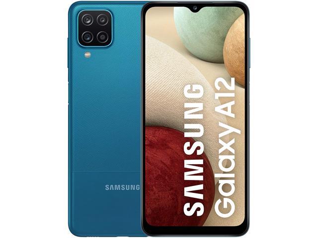 Samsung Galaxy A12 SM-A125F Dual-SIM 128GB ROM + 4GB RAM Factory Unlocked 4G/LTE Smartphone (Blue) - International Version