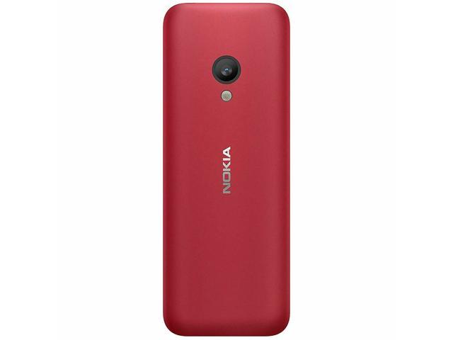 Nokia 150 Cell-Phone (2020) Version (GSM - Dual-SIM International No Unlocked Factory 4MB Only CDMA) 2G | (Red)