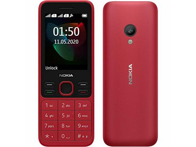 Nokia 150 (2020) Dual-SIM 4MB (GSM Only | No CDMA) Factory Unlocked 2G  Cell-Phone (Red) - International Version