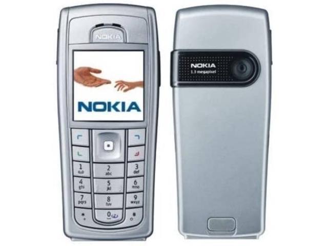 Nokia 6230i Single-Sim 32MB (GSM Only | No CDMA) Factory Unlocked 2G GSM Cell-Phone (Silver Grey) - International Version