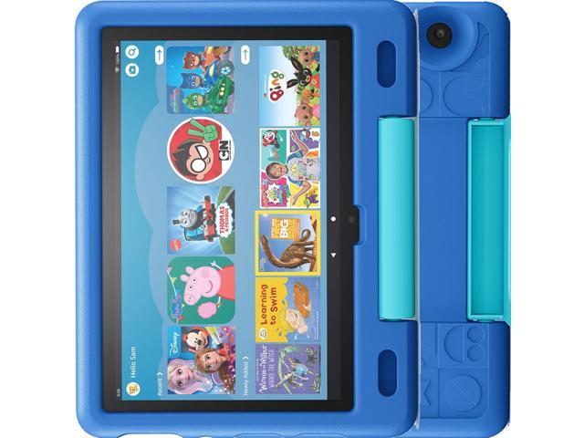 Amazon Fire HD 10 10.1" Kids Tablet (2021) 32GB ROM + 3GB RAM 10.1" Factory Unlocked Wi-Fi Only Tablet (Sky Blue) - International Version