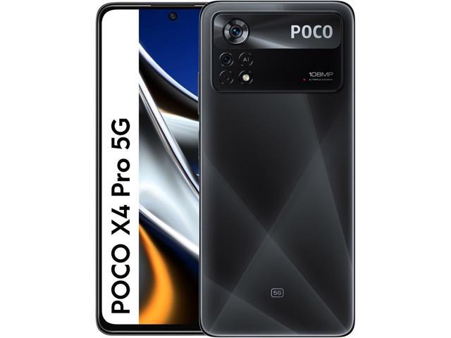 Xiaomi Poco X4 Pro Dual-SIM 128GB ROM + 6GB RAM (GSM only | No CDMA) Factory Unlocked 5G Smartphone (Laser Black) - International Version