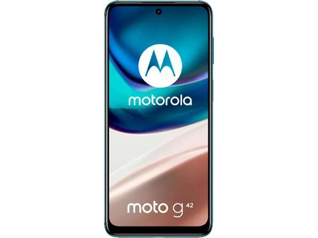 Motorola Moto G42 Dual-SIM 64GB ROM + 4GB RAM (Only GSM | No CDMA) Factory Unlocked 4G/LTE Smartphone (Atlantic Green) - International Version