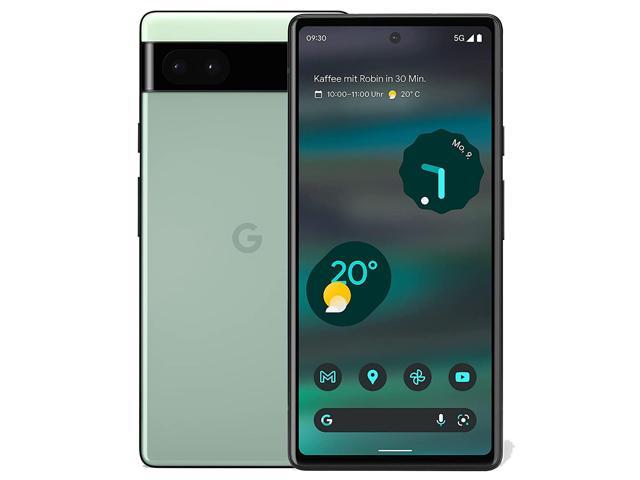 Google Pixel 6a Dual-SIM + eSIM 128GB ROM + 6GB RAM (GSM Only | No CDMA)  Factory Unlocked 5G SmartPhone (Sage) - International Version