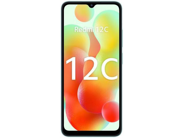 Xiaomi Redmi 12C DUAL-SIM 128GB ROM + 6GB RAM (Only GSM  No CDMA) Factory  Unlocked 4G/LTE Smartphone (Mint Green) - International Version 