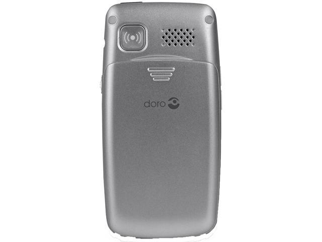 Doro Primo 406 SINGLE-SIM Silver) 2G International Version (Black Cellphone 