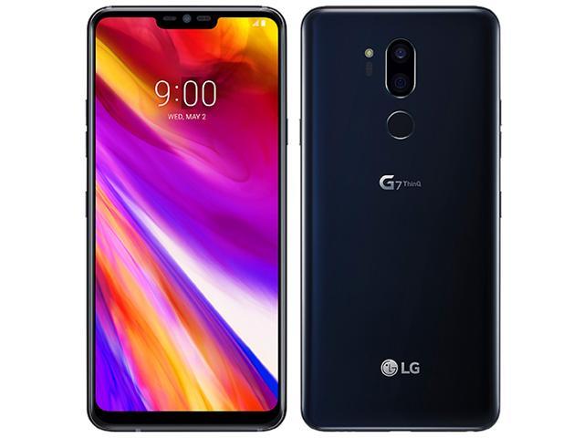 LG G7 ThinQ 64GB G710EM (No CDMA, GSM only) Factory Unlocked 4G/LTE Smartphone - Aurora Black