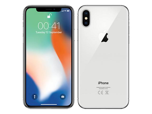 Apple iPhone X A1901 MQAD2B/A 64GB (No CDMA, GSM only) Factory Unlocked 4G/LTE Smartphone - Silver
