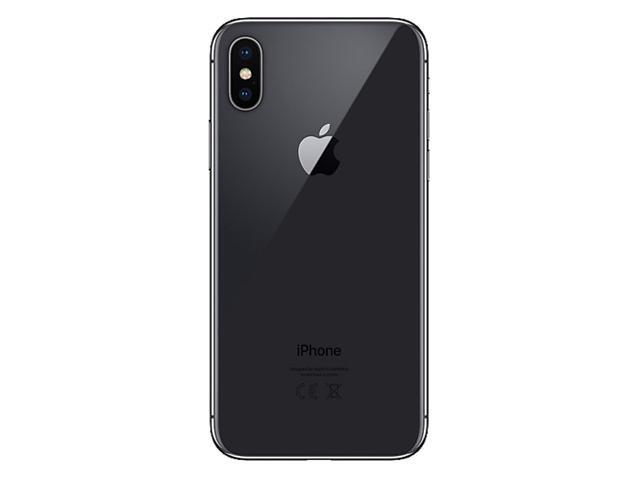 Apple Iphone X A1901 Mqac2b A 64gb No Cdma Gsm Only Factory Unlocked 4g Lte Smartphone Space Grey Newegg Com