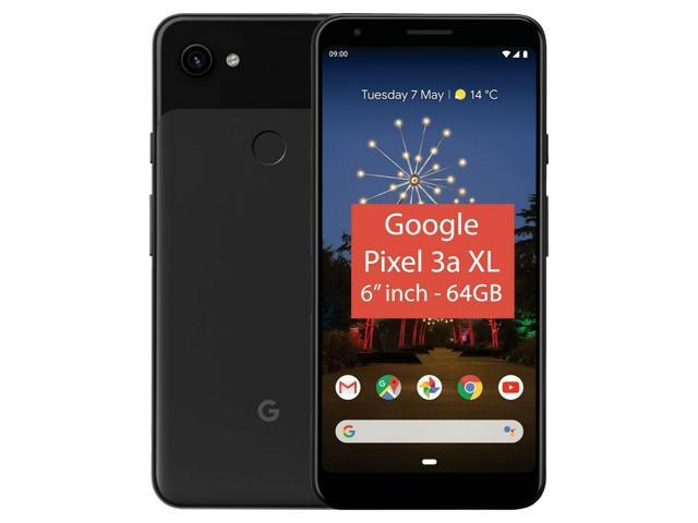 Google Pixel 3A XL (2019) G020B 64GB (6" inch, GSM, 4G/LTE, CDMA) Factory Unlocked Smartphone - Just Black