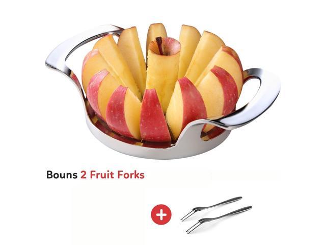 Easy Cut Slicer Cutter Corer Divider Peeler Stainless Steel Fruit Apple Pear 
