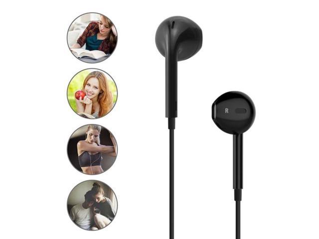 【2Pack】Earphones for iPhone In-Ear Headphones 3.5mm Microphone & Call & Volume Control Headphone/Earbuds/Headset Plug And Play for iPhone 6s/plus/6/5s/se/5c/Samsung/MP3/Android/PC Projection Screens
