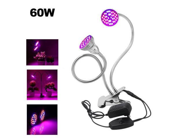 Full Spectrum Grow Light Clip on Dual Head LED lIGHT for Indoor Greenhouse Plant