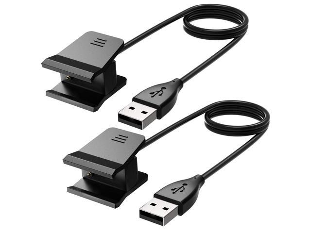 Replacement USB Charger Charging Cable for Fitbit Alta with Reset Button 2-Pack 
