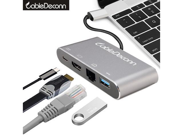 USB3.0 Type c pd Charging Gigabit Ethnernet USB c hub to hdmi multiport Adapter USB 3.1 Type c hub hdmi ethernet RJ45