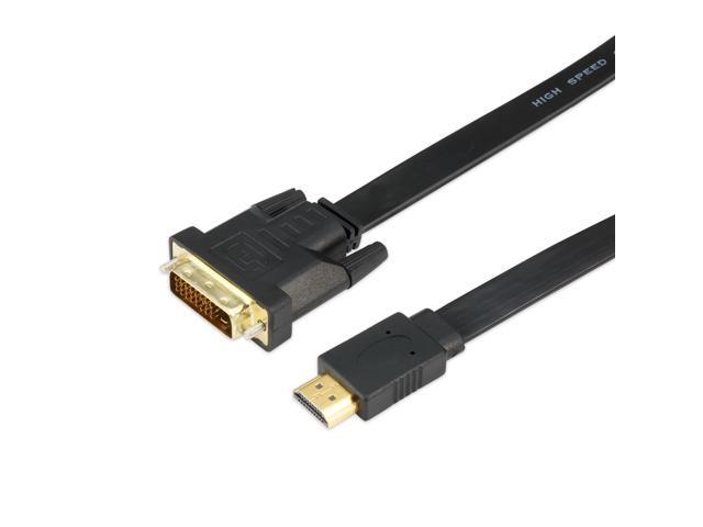 Bi-Direction HDMI to DVI HDMI Female to DVI Male+HDMI Male to DVI Female Converter for Computers Laptops 2 Pack CABLEDECONN HDMI to DVI Adapter
