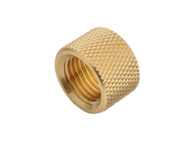 Bitspower G1/4" Female to Female Multi-Transfer Adapter Fitting, True Brass