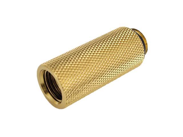 Bitspower G1/4" Male to Female Extender Fitting, 40mm, True Brass