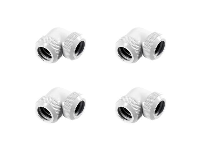 90/° Rotary for Use with Barrow Rigid Tubing Only Black Barrow G1//4 to 14mm Multi-Link Fitting 4-Pack