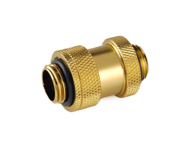 Bitspower G1/4" Adjustable Aqua Link Pipe (22-31mm), True Brass