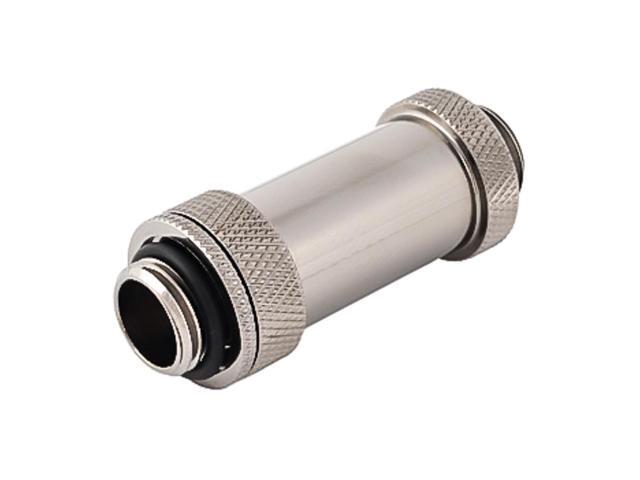 Bitspower G1/4" Adjustable Aqua Link Pipe (41-69mm), Black Sparkle