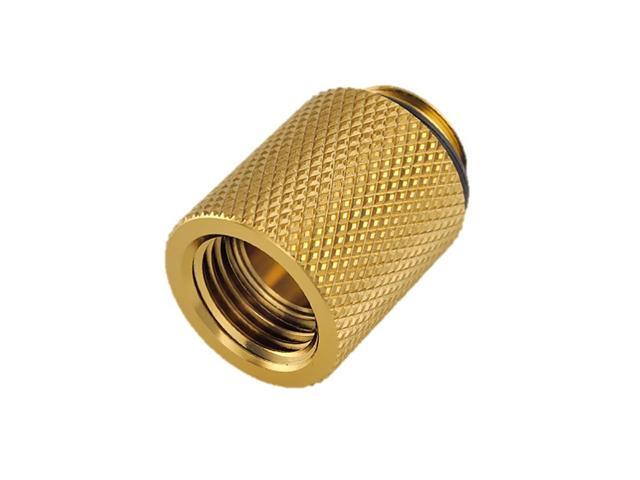 Bitspower G1/4" Male to Female Extender Fitting, 20mm, True Brass