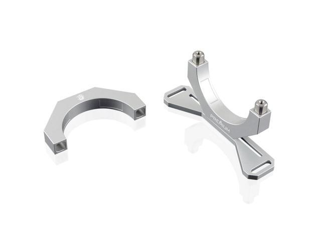 Bitspower Premium Reservoir Mount, Abrasive Silver