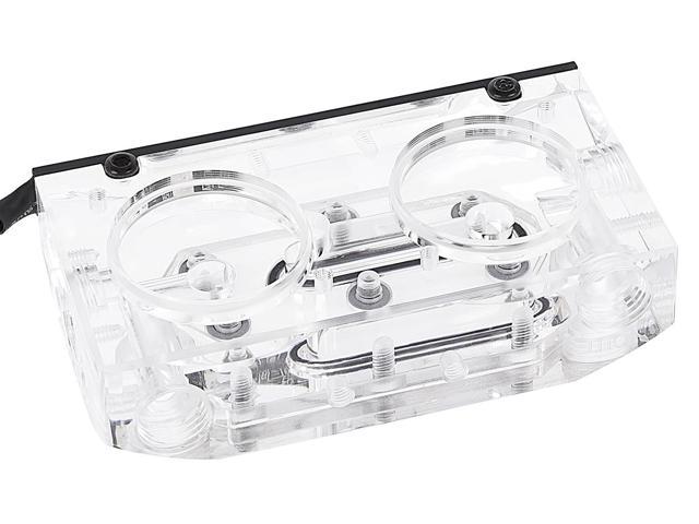 Alphacool Eisdecke Dual DC-LT Pump Top, Plexi - Newegg.com