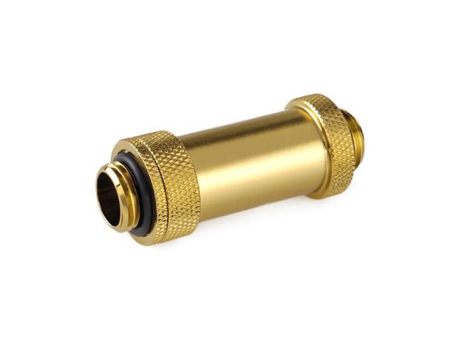 Bitspower G1/4" Adjustable Aqua Link Pipe (41-69mm), True Brass