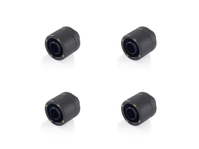 Bitspower G1/4" Matt Black Compression Fitting CC3 Ultimate For ID 3/8" OD 5/8" Tube (4PCS)