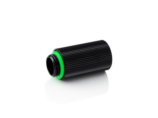 Bitspower G1/4" IG1/4" Extender Fitting - 30MM (Glorious Black) (2 PCS)