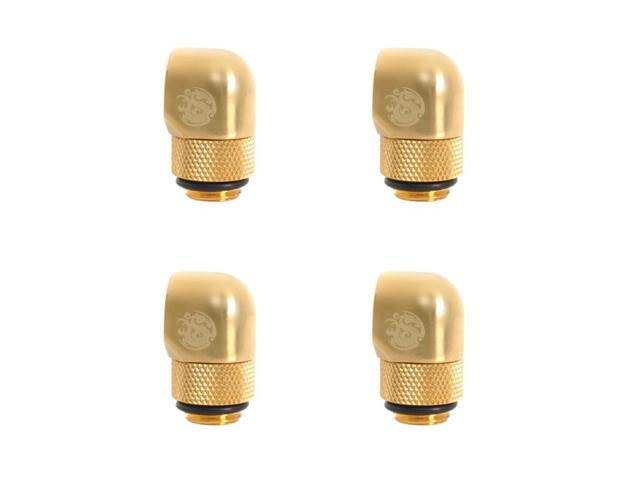 Bitspower G1/4" True Brass Rotary 90-Degree IG1/4" Extender(4PCS)