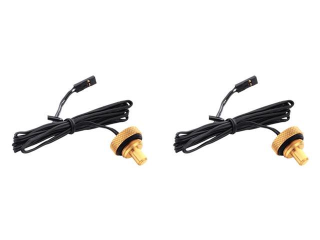 Bitspower G1/4" True Brass Temperature Sensor Stop Fitting (2PCS)