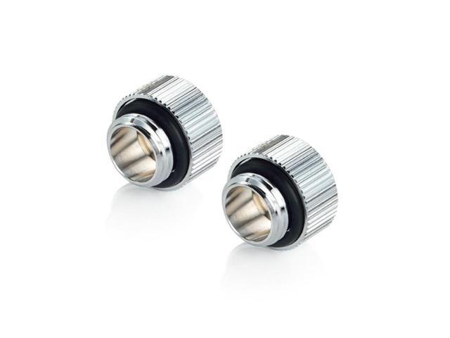 Bitspower G1/4" IG1/4" Extender Fitting - 10MM (Glorious Silver) (2 PCS)