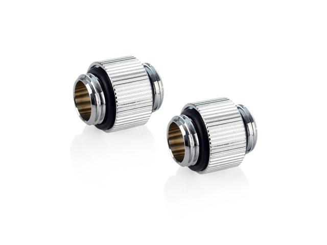 Bitspower Dual G1/4" Fitting (Glorious Silver) (2 PCS)--TA-F08-GS
