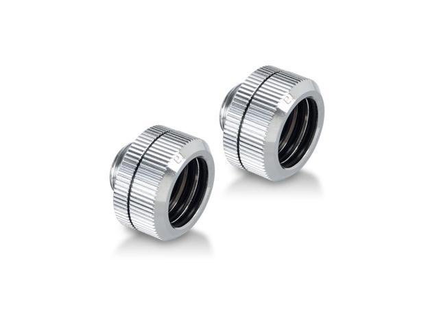 Bitspower Dual O-Ring G1/4" Tighten Fitting For Hard Tubing OD16MM (Glorious Silver)2pcs/pack--BPTA-DOTFH1622-GS