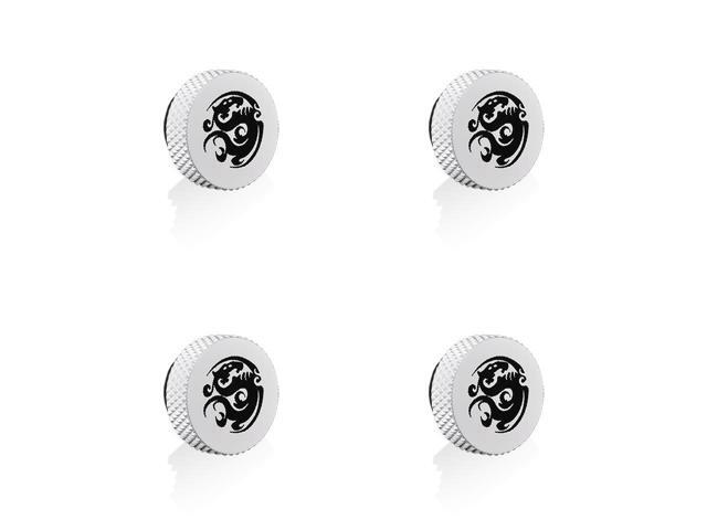 Bitspower G1/4" Deluxe White Stop Fitting (4PCS)
