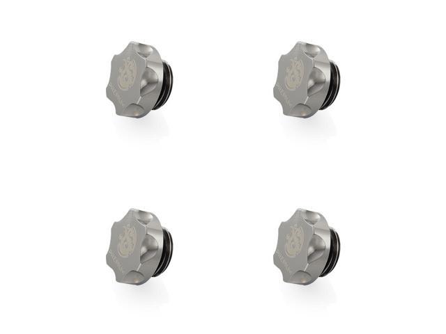 Bitspower Premium G1/4" Black Sparkle Stop Fitting (4PCS)