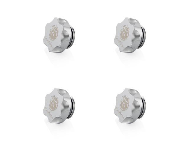 Bitspower Premium G1/4" Silver Shining Stop Fitting (4PCS)
