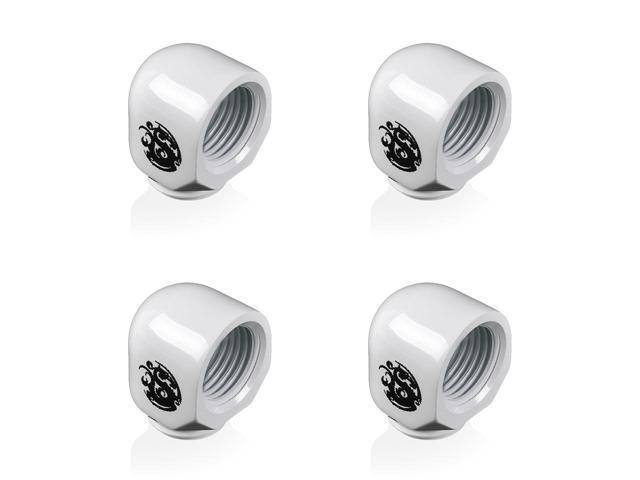 Bitspoert G1/4" Deluxe White 90-Degree IG1/4" Extender (4PCS)