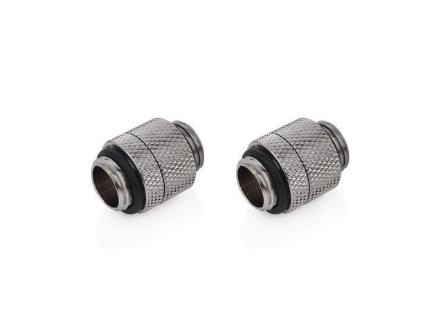 Bitspower G1/4" Silver Shining Rotary G1/4" Extender (2PCS)