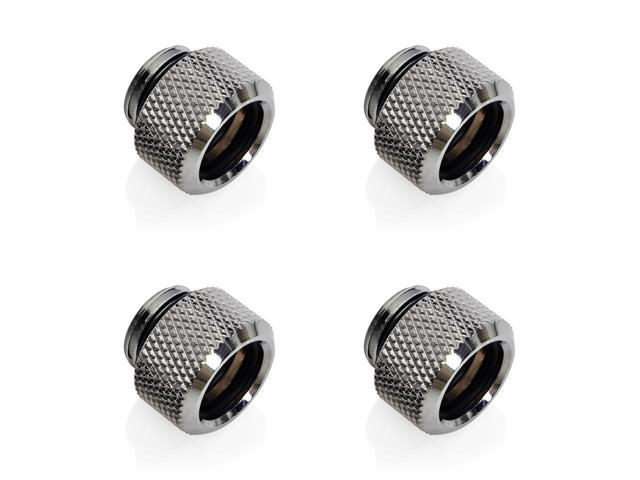 Bitspower G1/4" Silver Shining Multi-Link Adapter (4PCS)