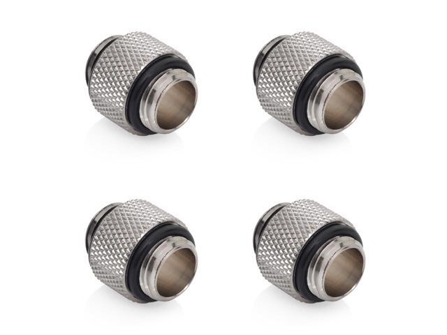 Bitspower G1/4" Silver Shining Dual G1/4" Fitting (4PCS)