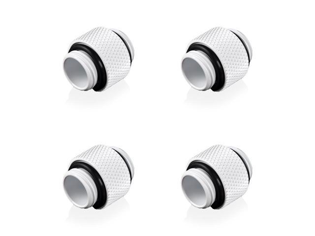 Bitspower G1/4" Deluxe White Dual G1/4" Fitting (4PCS)