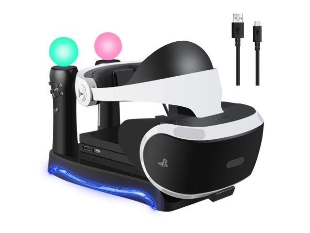 ps vr headset and controllers