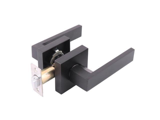 Uxcell Passage Keyless Door Lever Lock Set Knob Handle Non