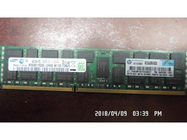 HP 500658-B21 500203-061 501534-001 4GB PC3-10600R NEW *LOT OF 10*