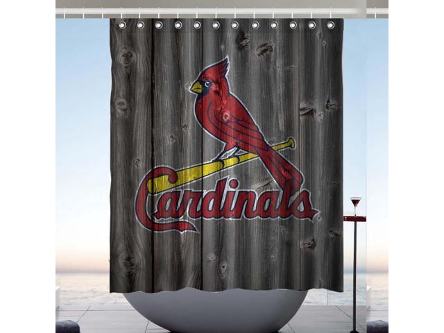 St Louis Cardinals Mlb 01 Design, St Louis Cardinals Shower Curtain Set